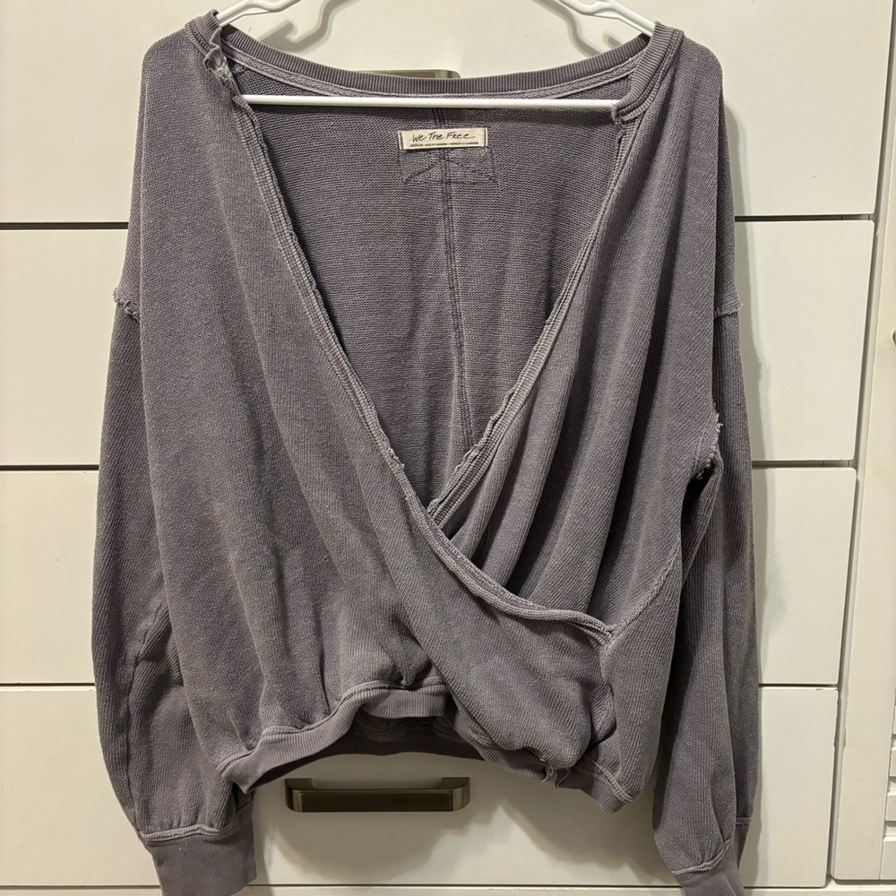 Free People Anyway Top Purple - Picture 2 of 7